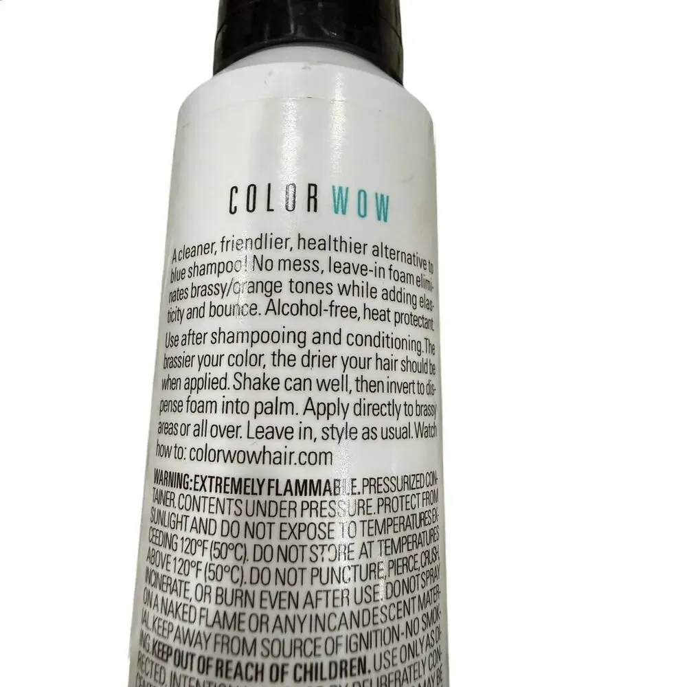NEW Color Wow Blue Toning Foam Schwarzkopf Goodbye Orange Shampoo Brunette Hair